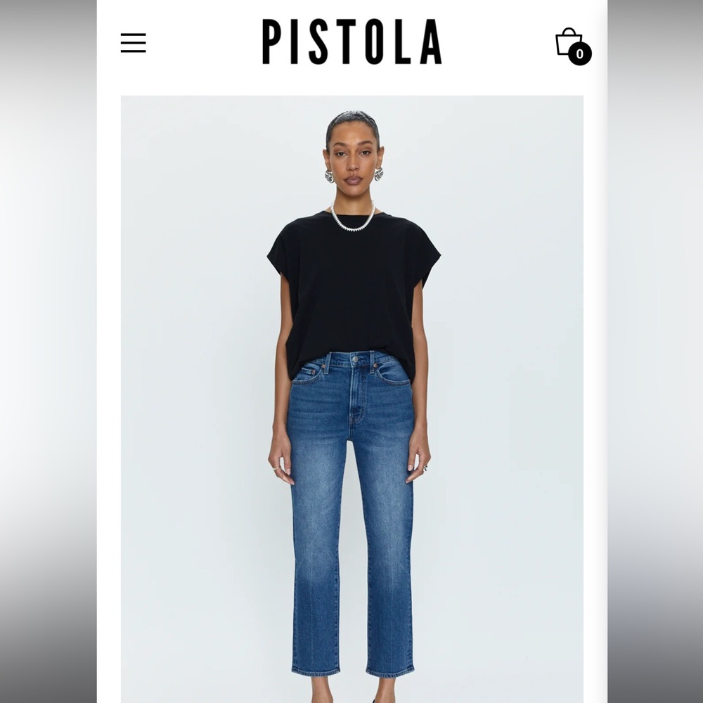 PISTOLA CHARLIE HIGH RISE STRAIGHT